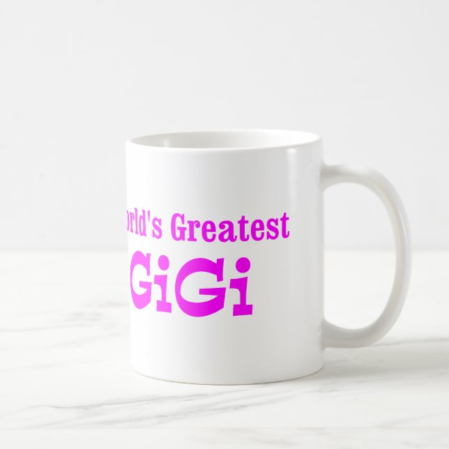Taza De Café Mundos el GiGi más grande (Derecha)