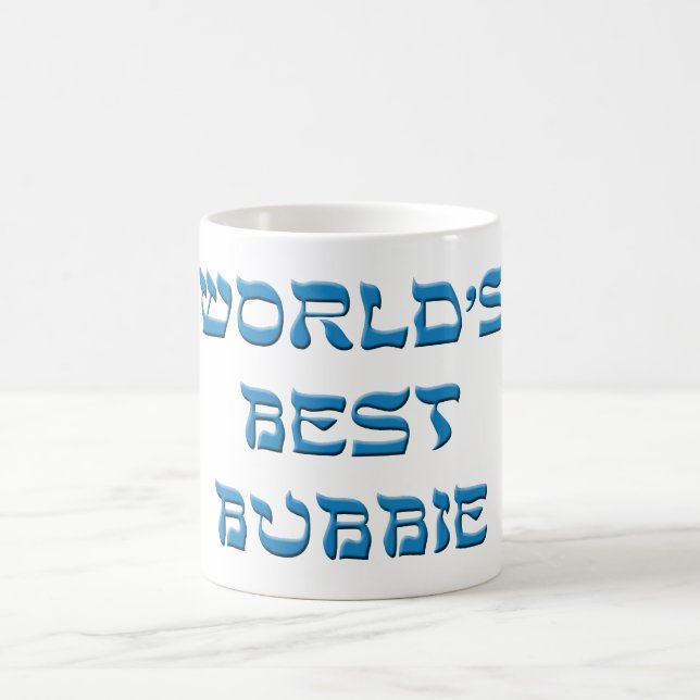 Taza De Café Mundos el mejor Bubbie (Centro)