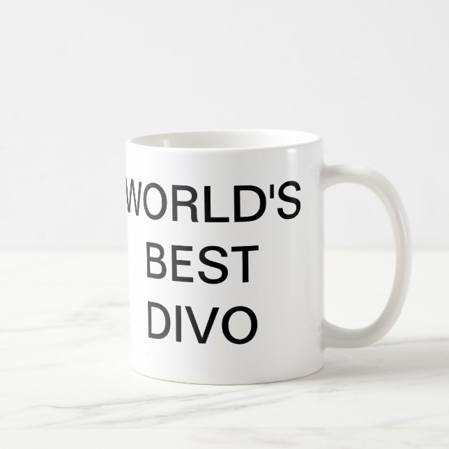 Taza De Café Mundos el mejor DIVO (Derecha)