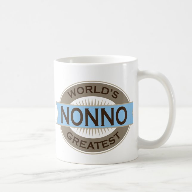 Taza De Café Mundos el Nonno más grande (Derecha)