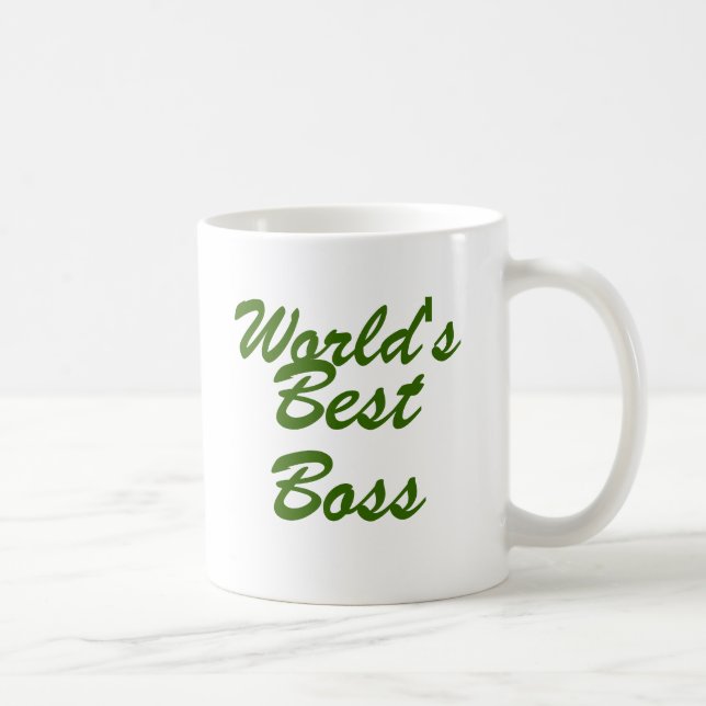 Taza De Café Mundos mejor Boss (Derecha)