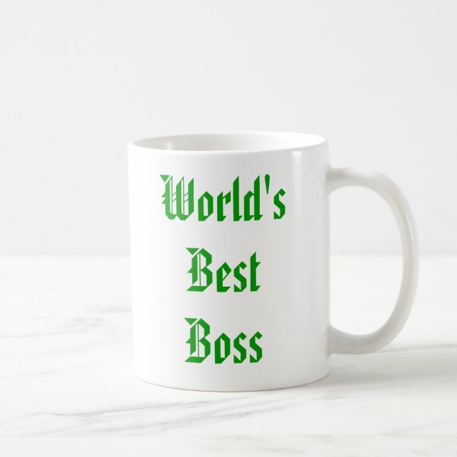 Taza De Café Mundos mejor Boss (Derecha)
