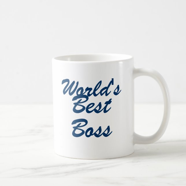 Taza De Café Mundos mejor Boss (Derecha)