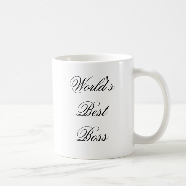 Taza De Café Mundos mejor Boss (Derecha)