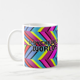 Taza De Café Mundos psicodélicos