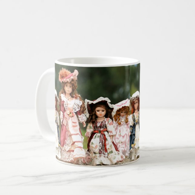 Taza De Café Muñeca antigua (Anverso izquierdo)
