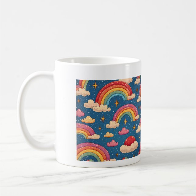 Taza De Café Muñeca arco iris (Izquierda)