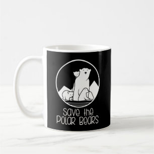 Taza De Café Muñeca de apoyo al oso polar