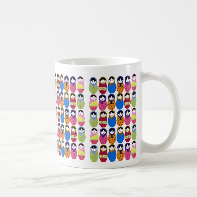 Taza De Café Muñeca de Babushka (Derecha)