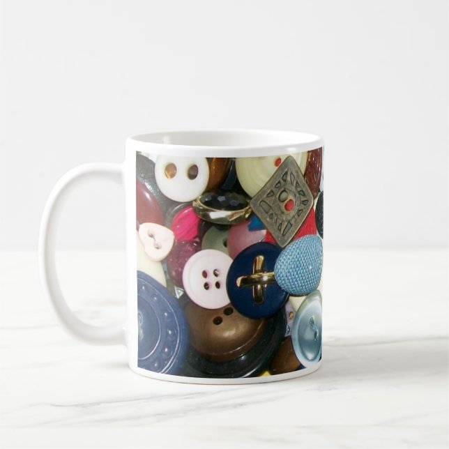 Taza De Café Muñeca de Botones (Izquierda)