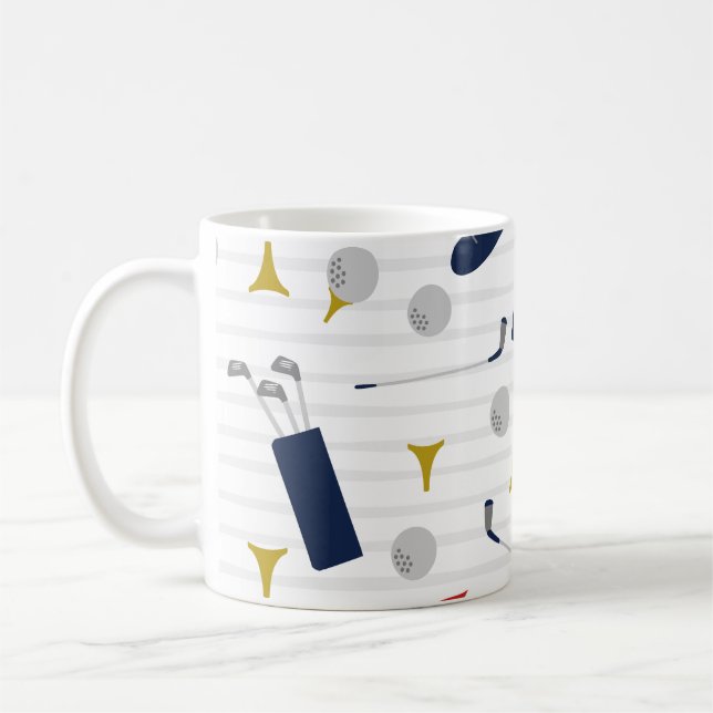Taza De Café Muñeca de café Cute Golf (Izquierda)