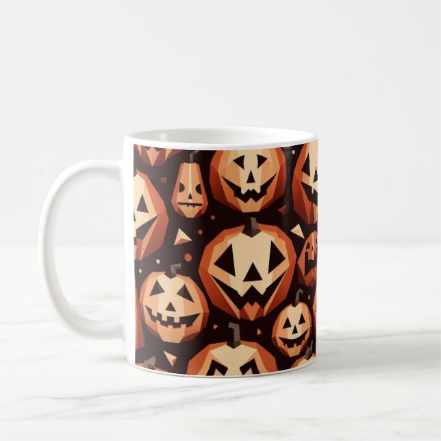 Taza De Café Muñeca de calabaza fantasmal (Izquierda)