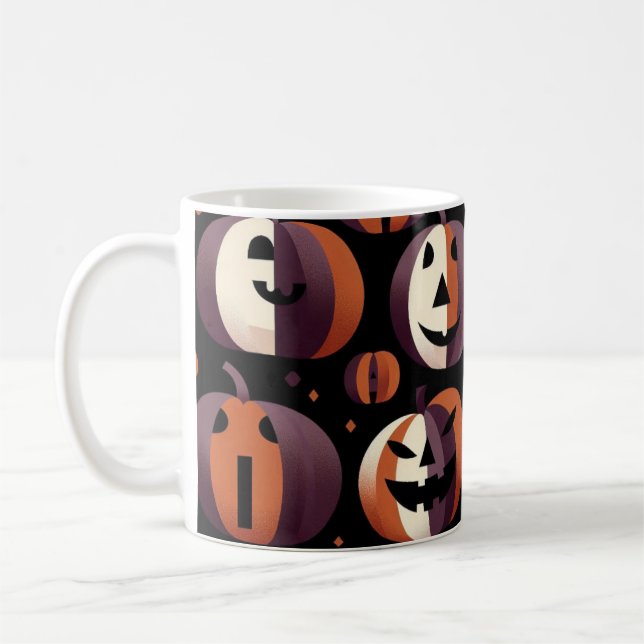 Taza De Café Muñeca de calabaza fantasmal (Izquierda)