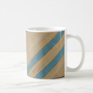 Taza De Café Muñeca de cerámica textil de cuello de corbata de 