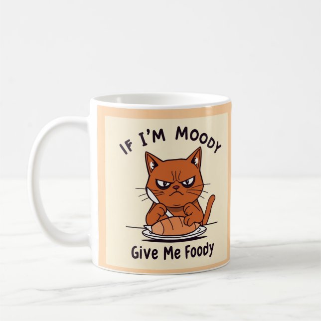 Taza De Café Muñeca de diseño de gatito (Izquierda)