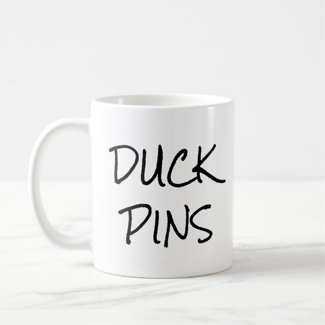 Taza De Café Muñeca de duckpins (Izquierda)