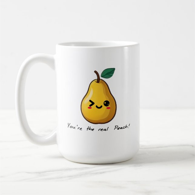 Taza De Café Muñeca de fruta de bollito con Adorable (Izquierda)
