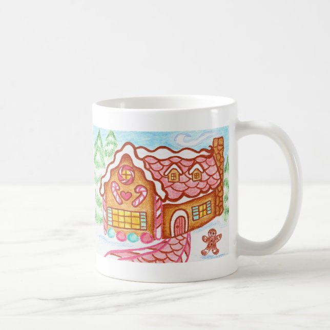 Taza De Café Muñeca de la casa del pequeño Gingerbread (Derecha)