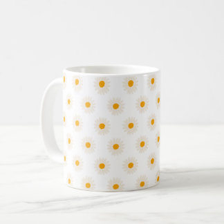 Taza De Café Muñeca de margarita blanca