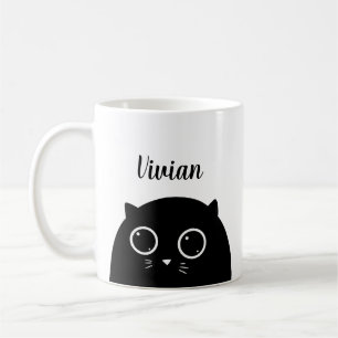 Taza De Café Muñeca de nombre personalizado para el amante del