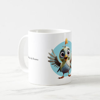 Taza De Café Muñeca de pájaro bebé