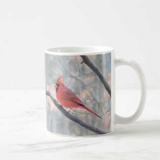 Taza De Café Muñeca de perfil del cardenal rojo