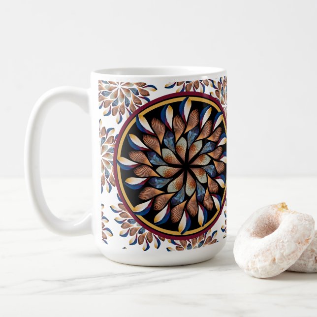 Taza De Café Muñeca de plumas de pato (Con donut)