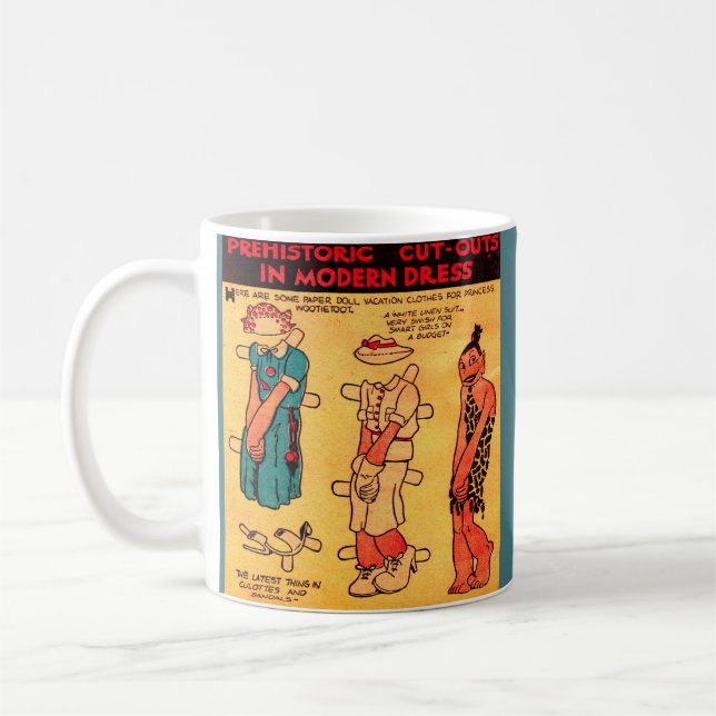 Taza De Café muñeca de tiras cómicas de los años 1930 Princess  (Izquierda)