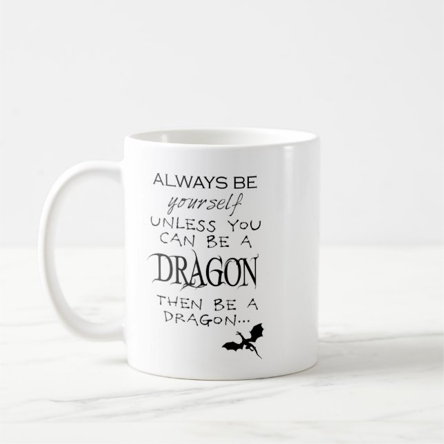 Taza De Café Muñeca Dragon (Izquierda)