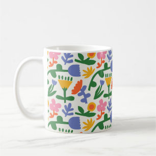 Taza De Café Muñeca floral de primavera