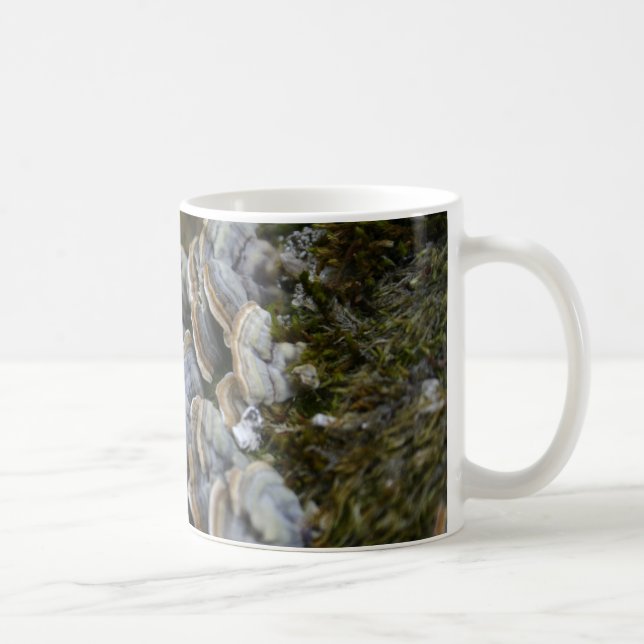 Taza De Café Muñeca fotográfica de hongos de árbol (Derecha)