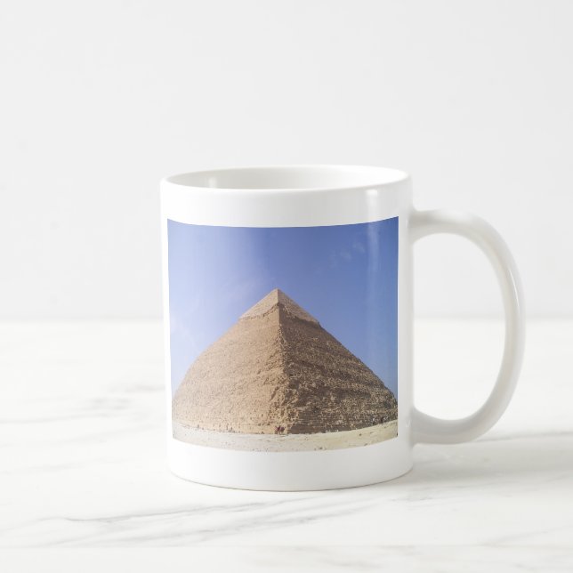 Taza De Café Muñeca fotográfica piramidal egipcia (Derecha)