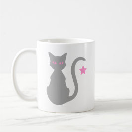 Taza De Café Muñeca gris de gato