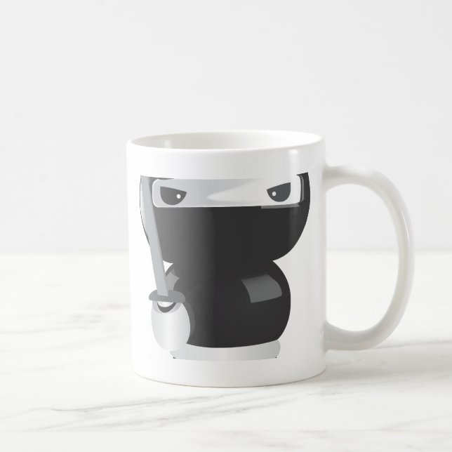 Taza De Café Muñeca Ninja (Derecha)