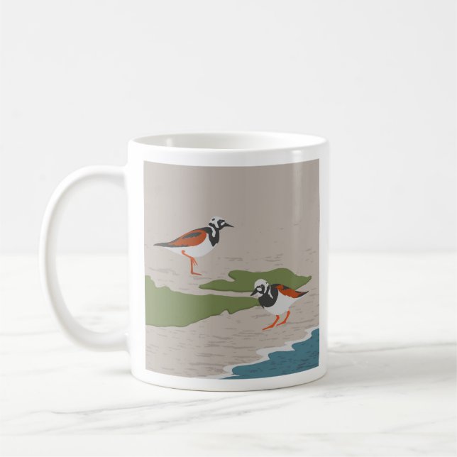 Taza De Café Muñeca Ruddy Turnstone (Izquierda)