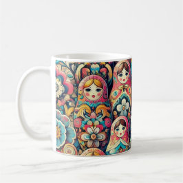 Taza De Café Muñeca rusa nidificando muñeca Mug
