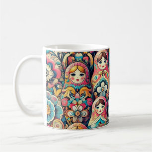 Taza De Café Muñeca rusa nidificando muñeca Mug