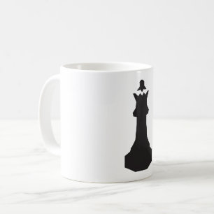 Taza De Café Muñecas de ajedrez negras