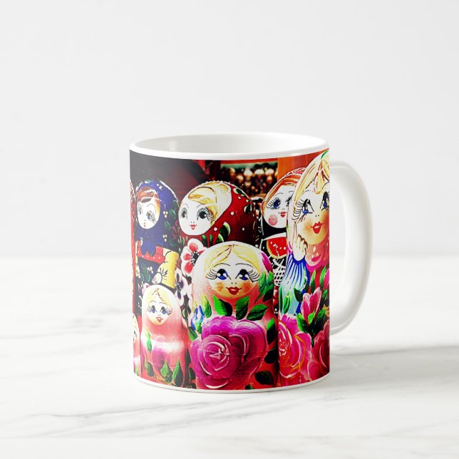 Taza De Café Muñecas de Matryoshka (Anverso derecho)