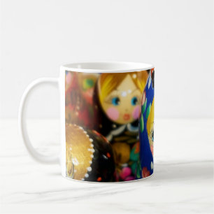 Taza De Café Muñecas de nidificación rusas