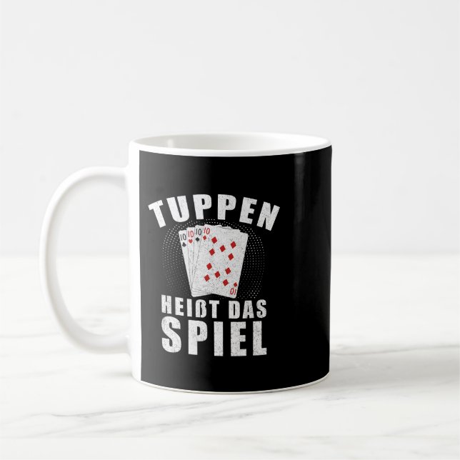 Taza De Café Muñecas divertidas juego de cartas Schrömen Rheinl (Izquierda)