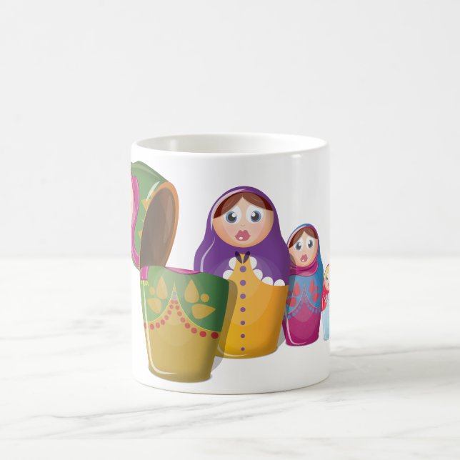 Taza De Café Muñecas Rusas Anidadas (Centro)