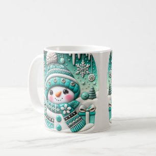 Taza De Café Muñeco de nieve adorable