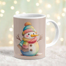 Muñeco de Nieve Adorable Deja que Nieve