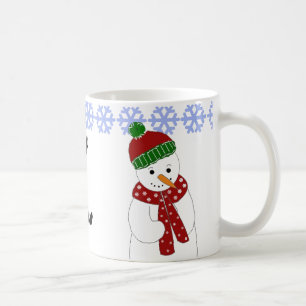 Taza De Café Muñeco de nieve alegre