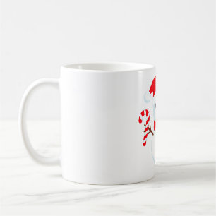 Taza De Café Muñeco de nieve Caña de caramelo Navidad