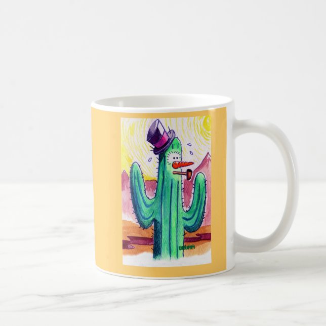 Taza De Café Muñeco de nieve de Arizona (Derecha)
