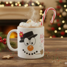 Muñeco de Nieve de Navidad Personaliza Diversión C