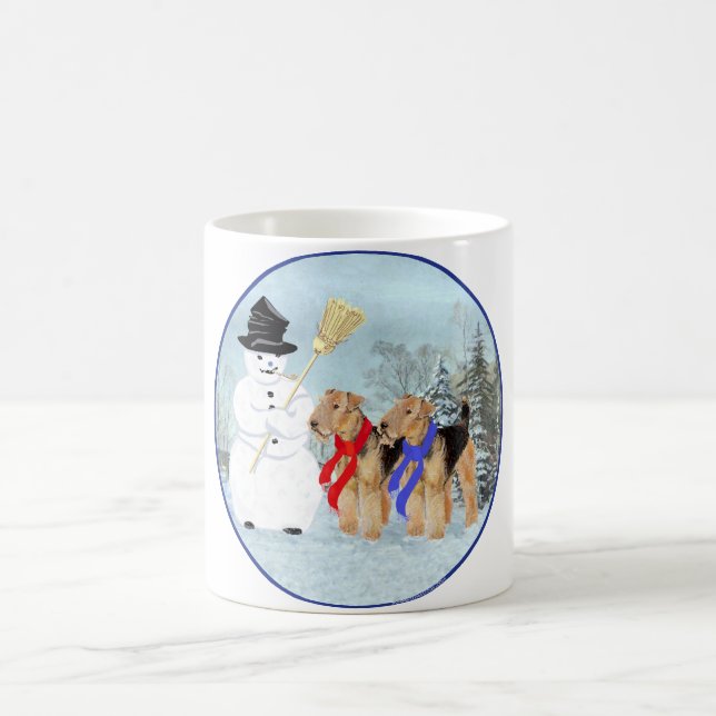 Taza De Café Muñeco de Nieve Mágico (Centro)