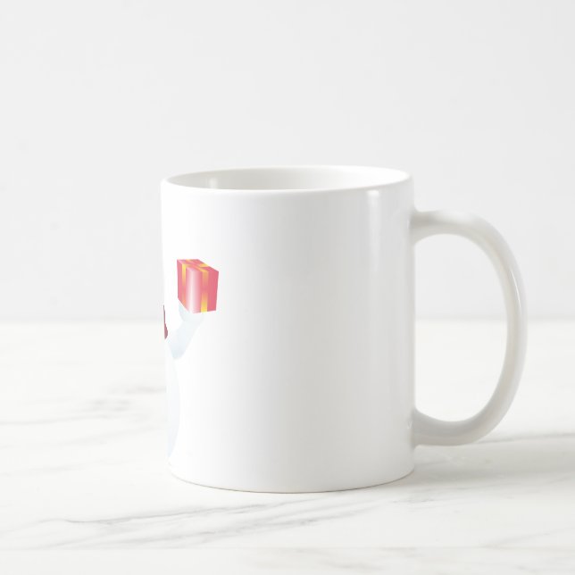 Taza De Café Muñeco de nieve para Navidad (Derecha)